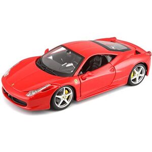 Bburago 124 Scale Ferrari Race and Play 458 Italia Diecast Vehicle (Les couleurs peuvent varier) - Publicité