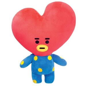 Non communiqué Aurora peluche Bt21tata junior 30 cm en peluche bleu/rouge Bleu - Publicité