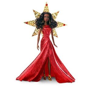 Barbie 2017 Holiday Nikki Black Hair with Red Dress Doll - Publicité