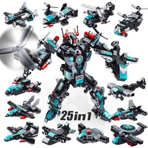 Non communiqué VATOS Robot Stem Jouet 25 en 1 Kit de Construction Briques Bâtiment Bricolage Pédagogique Construction Blocs Jeu de Jouets Éducatifs pour Enfants 6 7 8 9 10 Ans Meilleur Cadeau de Jouet (577PCS) - Publicité