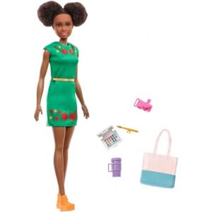 Poupée Barbie en robe de voyage 33 cm Multicolore - Publicité