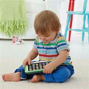 Tablette Interactive pour bébé Mattel (ES) Blanc - Publicité