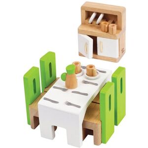 Hape Meubles de salle à manger pour Maison de Poupée, jouet bois Multicolore - Publicité