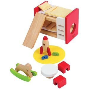Hape Mobilier en bois pour maison de poupées, Meubles de chambre d'enfant Multicolore - Publicité