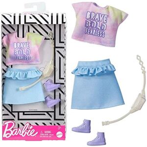 Mattel Barbie Fashion - Tenue complète - GHW86 - Jupe + t-Shirt + Panier + Banane - Publicité