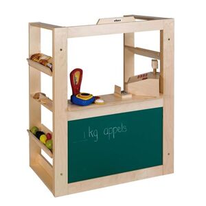 Non communiqué Jeu d'imitation - Marchande - en bois - jeu Montessori Multicolore - Publicité