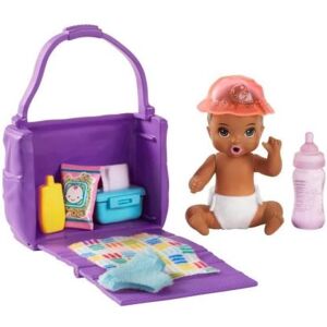 BARBIE Bébé et accessoires de Toilette - GHV86 - Coffret Poupée Mannequin - 3 ans et + - Publicité