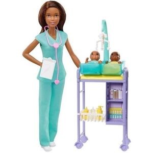 BARBIE Pédiatre Brune - GKH24 - Coffret Poupée Mannequin - 3 ans et + - Publicité