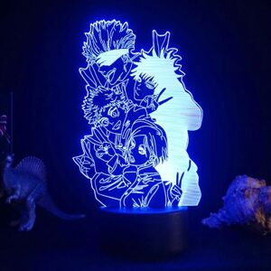 Non communiqué Lampe 3D Tactile Veilleuses Enfant MY2388 Jujutsu Kaisen 16 Couleurs avec Telecommande - Publicité