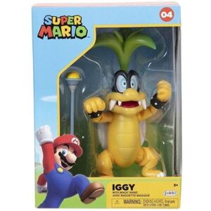 Figurine - JAKKS PACIFIC - Super Mario Bros : Iggy + Bâton - 10 cm - Publicité