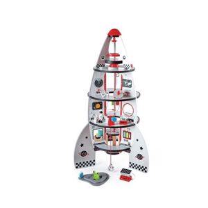 Playset Hape Fusée spatiale Multicolore - Publicité