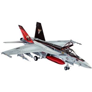 Revell kit de modèles F/A-18E Super Hornet 1:144 gris 63 pièces Gris - Publicité