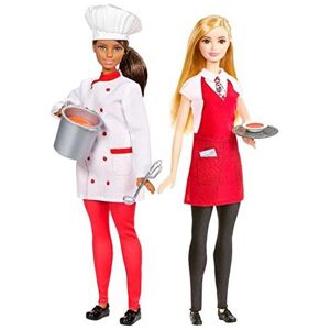 Barbie Friend Careers Chef Waiter Doll Set - Publicité