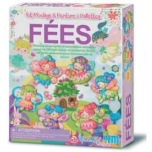 4m Mouler et peindre - Theme fees pailletees Multicolore - Publicité