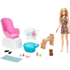 Barbie jeu pédicure filles 12-pièces Multicolore - Publicité