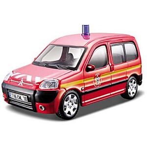 BBurago - Modèle réduit - Citroen Berlingo - Echelle 1/50 : Sapeurs pompiers - Publicité