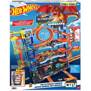 Circuit Hot Wheels Super Garage Dragon Multicolore - Publicité