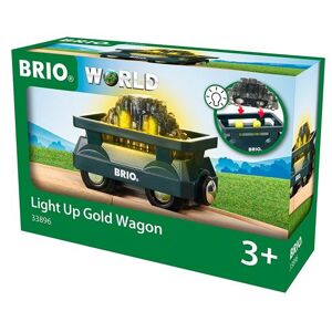 Wagon lumineux chargé d’or Brio World Jaune - Publicité
