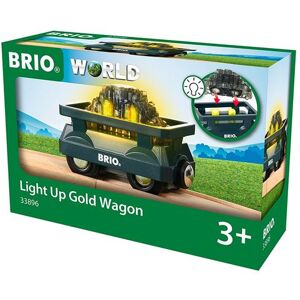 Wagon lumineux chargé d’or Brio World Jaune - Publicité