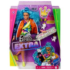 Poupée Barbie Extra Cheveux Bleus Multicolore - Publicité