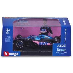 Véhicule Bburago 1/43 Racing 2023 F1 Alpine avec casque Gasly Multicolore - Publicité