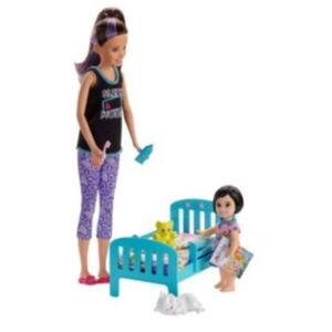 Coffret Barbie Babysitter Heure du dodo Modèle aléatoire Multicolore - Publicité