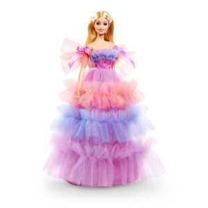 Poupée de collection Barbie Joyeux anniversaire Multicolore - Publicité