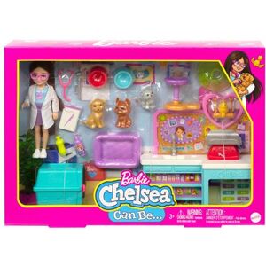 Poupée Barbie Clinique vétérinaire de Chelsea Multicolore - Publicité