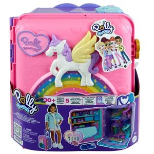 Figurine Mattel Valise Surprise Polly Pocket Multicolore - Publicité