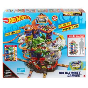 Robot Garage Hot Wheels Super Dino Multicolore - Publicité