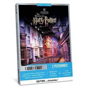 Ticknbox Coffret cadeau Tick'nBox Harry Potter Studio Séjour - Publicité