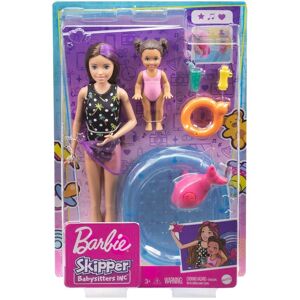 Coffret Barbie Skipper Baby-Sitter Piscine Multicolore - Publicité