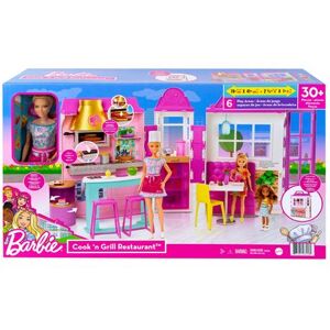 Restaurant de Barbie avec poupée incluse Multicolore - Publicité