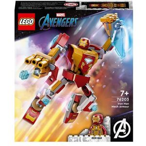 Lego Marvel LEGO® Marvel Super Heroes 76203 L’armure robot d’Iron Man Multicolore - Publicité