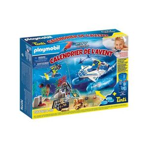 Playmobil Calendrier de l'avent 70776 Jeu de bain Policiers Multicolore - Publicité