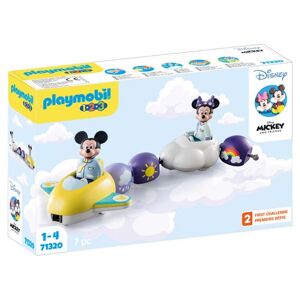 Playmobil 1.2.3 Disney 71320 Train des nuages de Mickey et Minnie Multicolore - Publicité