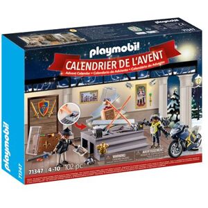 Playmobil Calendrier de l'Avent 71347 Police Multicolore - Publicité