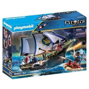 Playmobil Pirates 70412 Chaloupe des soldats Multicolore - Publicité