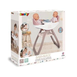 Chaise haute Jumeaux Smoby Baby Nurse Multicolore - Publicité
