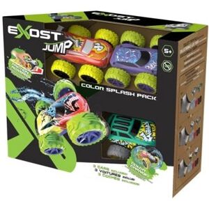 Pack de 3 petites voitures à friction Exost Jump Multicolore - Publicité