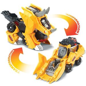 Véhicule transformable interactif Vtech Switch et Go Dinos Molops Super Tricératops Jaune - Publicité