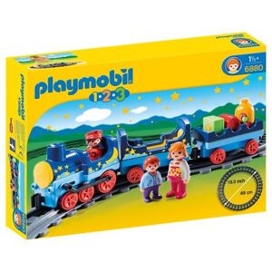Playmobil 6880 Train Etoile Et Passagers Blanc - Publicité