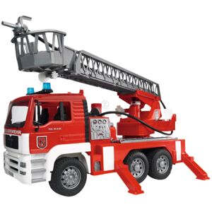 Bruder MAN Camion de pompiers avec grande échelle unisexe - Publicité