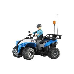 Bruder Quad police avec figurine policière et accessoires, Modèle réduit de voiture - Publicité