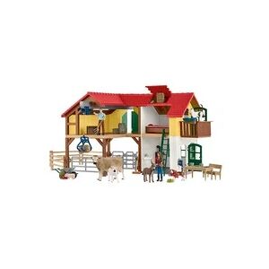 Schleich Farm World - Ferme avec étable et animaux, Figurine - Publicité