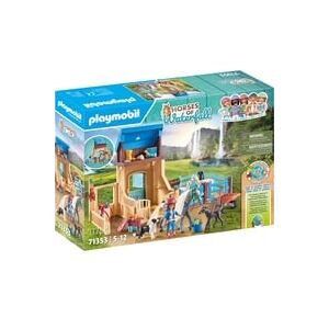 PLAYMOBIL Horses of Waterfall - Amelia & Whisper avec box pour chevaux, Jouets de construction - Publicité