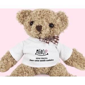 Cadeaux.com Ourson en peluche personnalisable - Remerciements