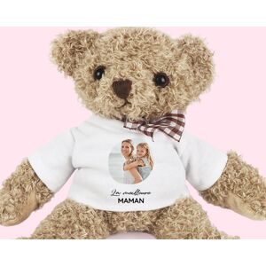 Cadeaux.com Ourson en peluche personnalisable - Photo et message