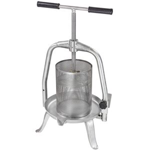 Dema Pressoir à fruits - presse à fruits V20 - entièrement en inox - 10 l