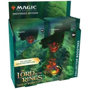 DISPLAY 12 BOOSTERS COLLECTOR MAGIC / LE SEIGNEUR DES ANNEAUX / CARTE ANGLAISE - Publicité